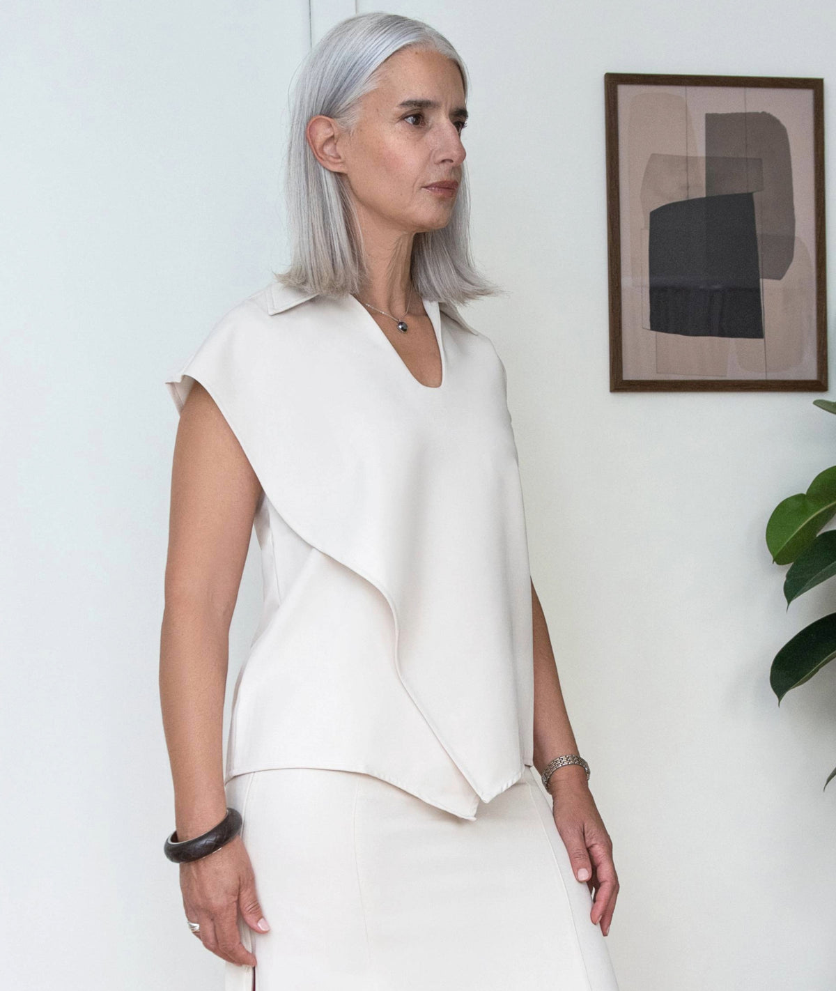 Structured Tunic Elegant Tunics for Women Over 40 UK | IKKHO